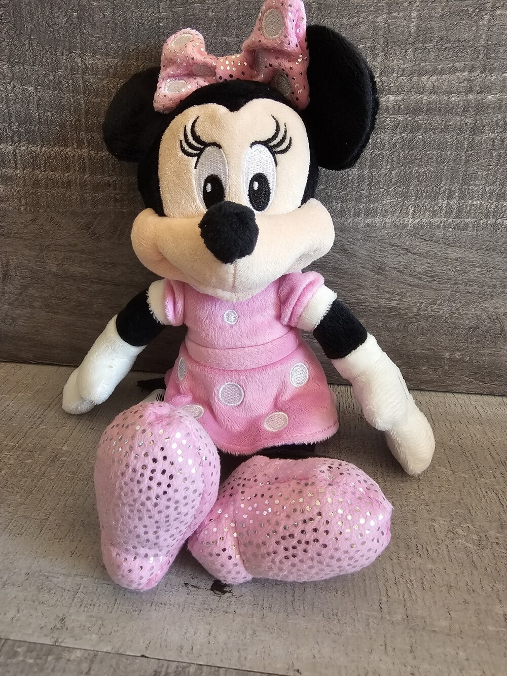 Disney Junior Minnie Mouse Plush Mickey Mouse Clubhouse Doll Stuffed Animal